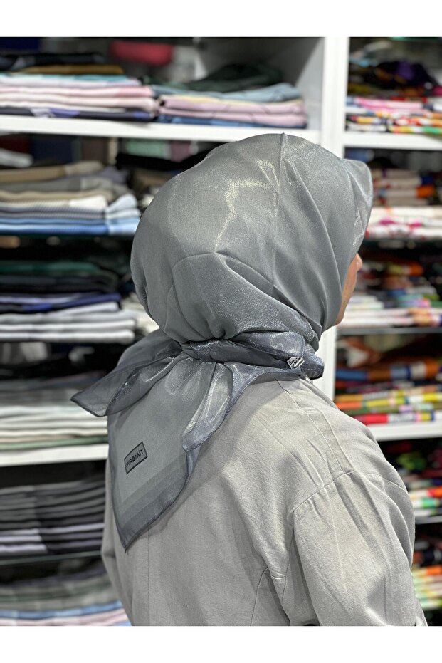 Kehribar Simli Eşarp - 1