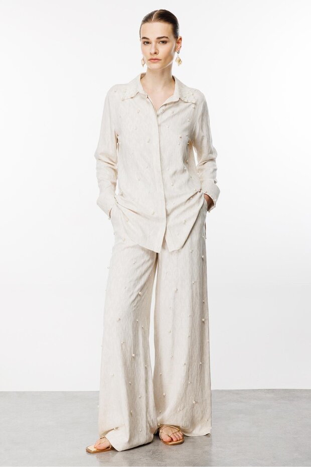 Modailgi  Serpme İncili Tunik Taş - 3