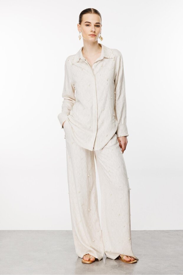 Modailgi  Serpme İncili Tunik Taş - 5