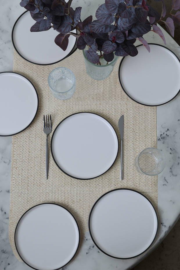 Simply Nordic Pasta Plate 22 Cm 6 Pieces 19985