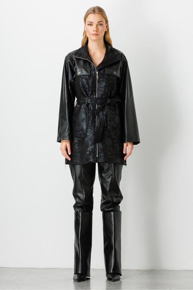 Modailgi Torba Cepli Deri Kap Siyah - 2