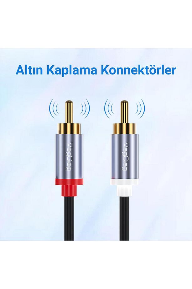 Usb Type-c To 2 Rca Ses Kablosu 1.5 Metre - 3