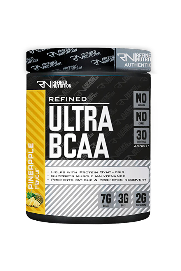Refined Ultra BCAA, Pineapple, 450 GM