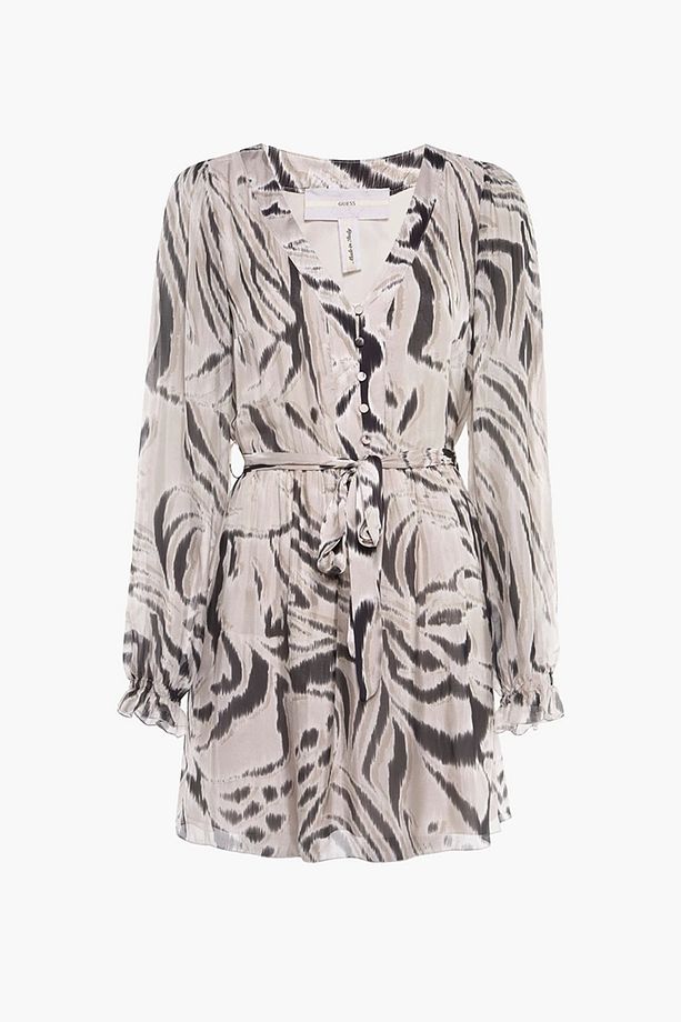 Kadın Marcelle Zebra Desenli Çok Renkli Elbise - 3