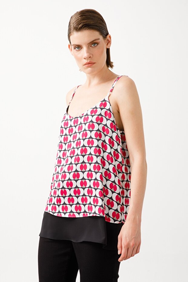 Modailgi Çift Kat Atlet Fuşya - 2