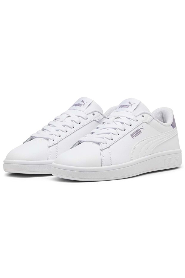 Smash 3 L 390987 Sneaker Erkek Spor Ayakkabı BEYAZ-LİLA - 3