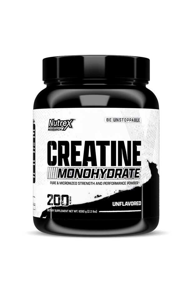 Creatine Monohydrate, Unflavored, 200