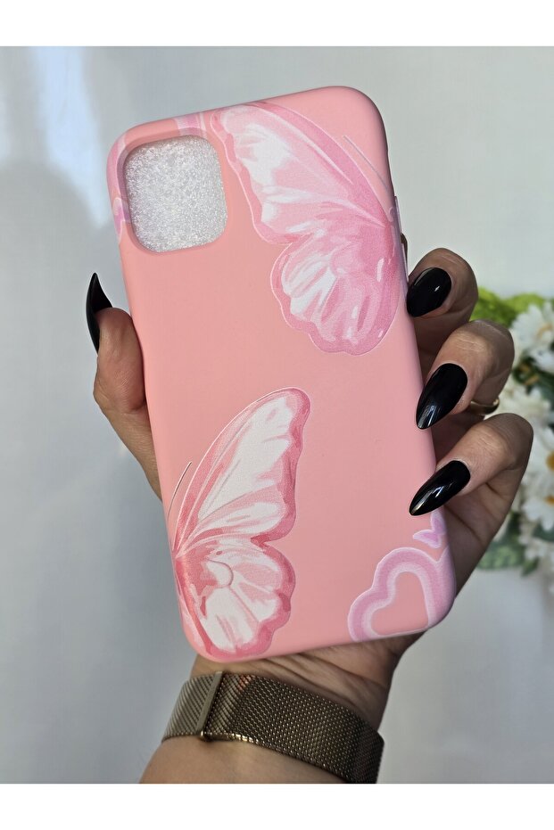 iPhone 11 Compatible Patterned Velvet Launch Case - 3