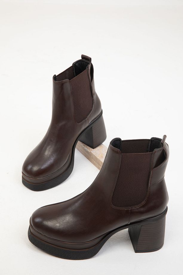 Kahve Kadın Bot & Bootie 19695 - 2