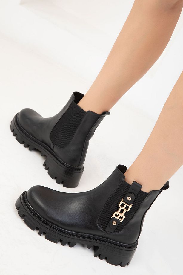 Siyah Kadın Bot & Bootie 19679 - 1