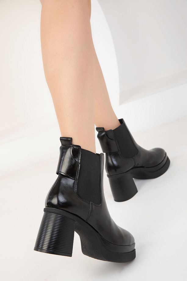 Siyah Kadın Bot & Bootie 19695 - 5