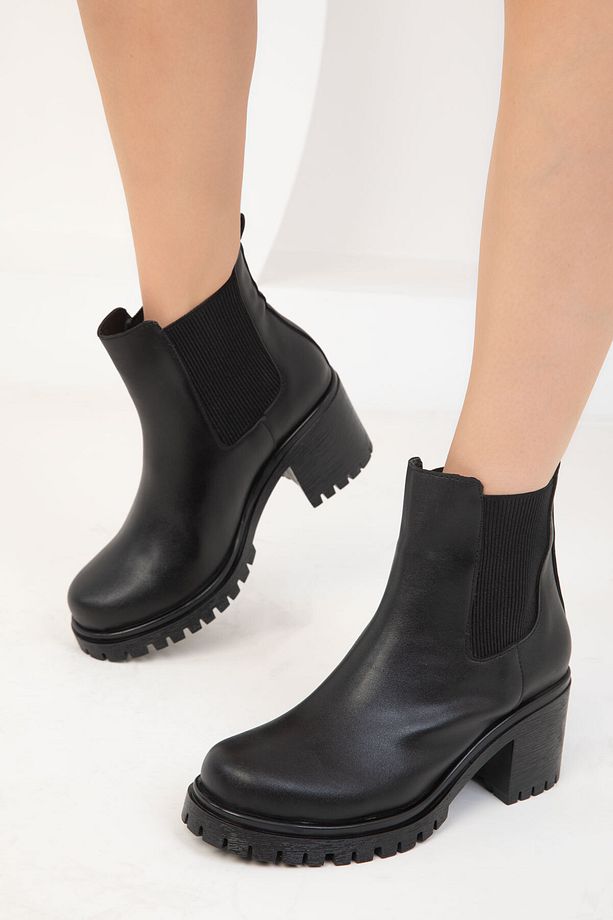 Siyah Kadın Bot & Bootie 19677 - 3