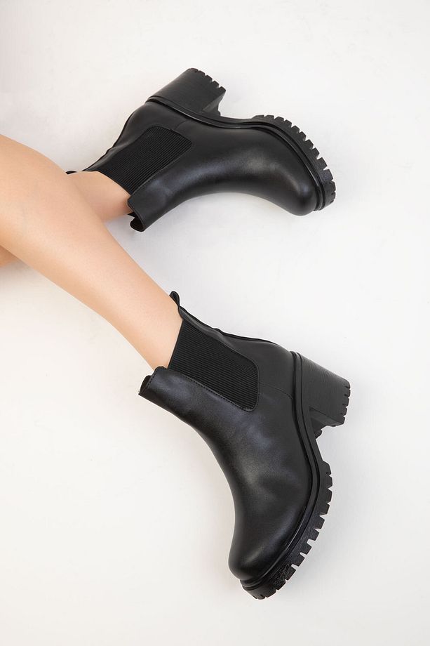 Siyah Kadın Bot & Bootie 19677 - 5