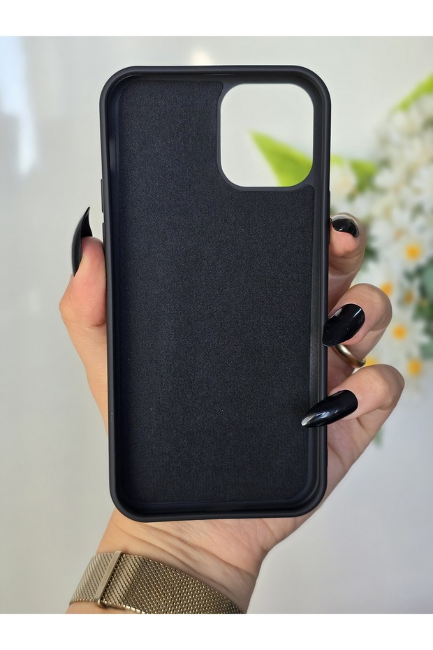 حافظة إطلاق مخملية داخلية متوافقة مع هاتف Iphone 12 / 12 Pro - 5