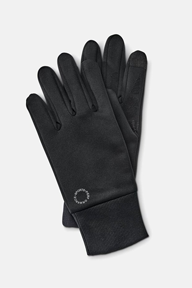 Men 1 Pair Solid Gloves, Black - 2