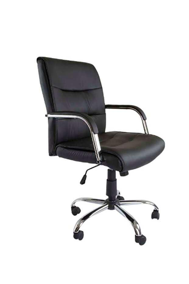 Nova 2203 Executive Chair: Thick Padding, Adjustable Height, Tilt Control, Padded Arms