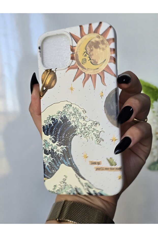 Iphone 13/14 Compatible Launch Case with Velvet Printed Inside - 5