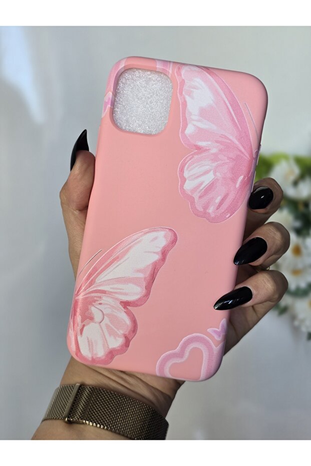 iPhone 11 Compatible Patterned Velvet Launch Case - 2