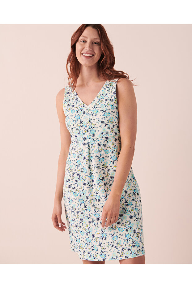 Cotton Sleeveless Sleepshirt