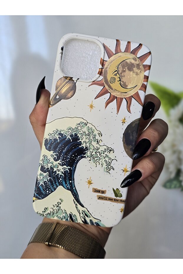 Iphone 13/14 Compatible Launch Case with Velvet Printed Inside - 1