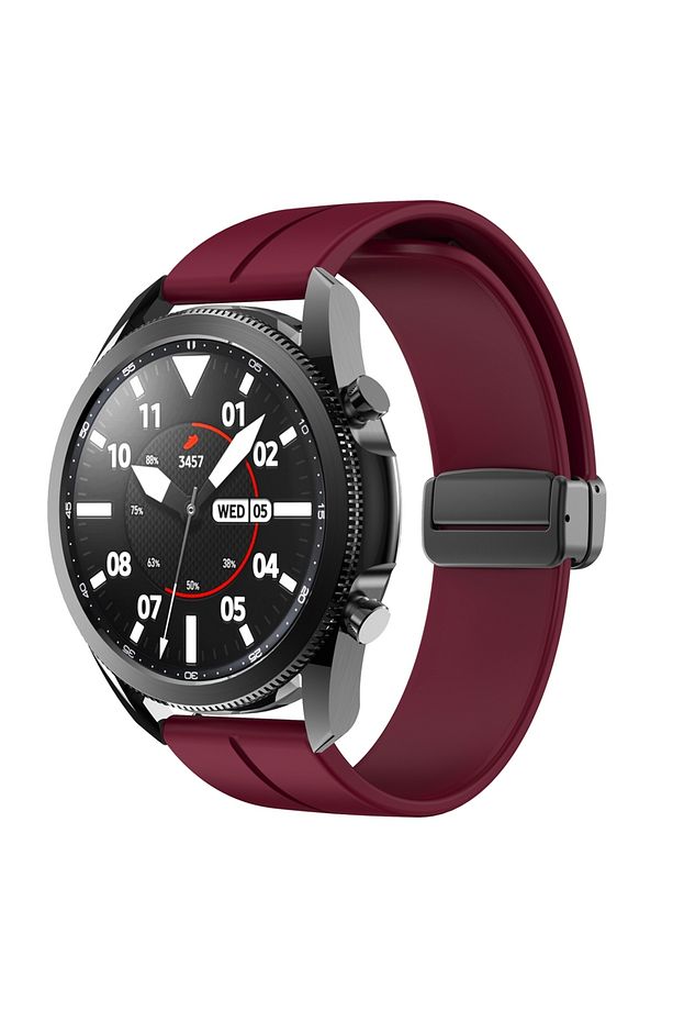 Huawei Watch 3 Gt Gt2 Gt2e Gt3 Gt4 Gt5 Pro Se Elite 46mm Kordon Magnetli Ayarlanır Silikon Kordon 22 - 1