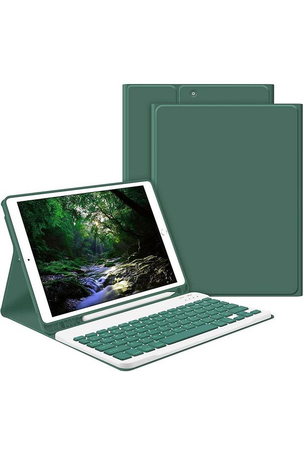 Samsung Galaxy Tab S9 Fe Plus/s10 Plus/s9 Plus Kılıf Kablosuz Klavyeli Kılıf Mobax Türkçe X610-16-81 - 1