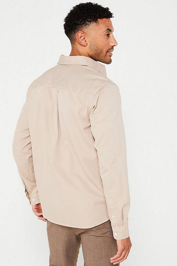 Erkek JPRCCDOVER TWILL Gömlek - Bej - 6