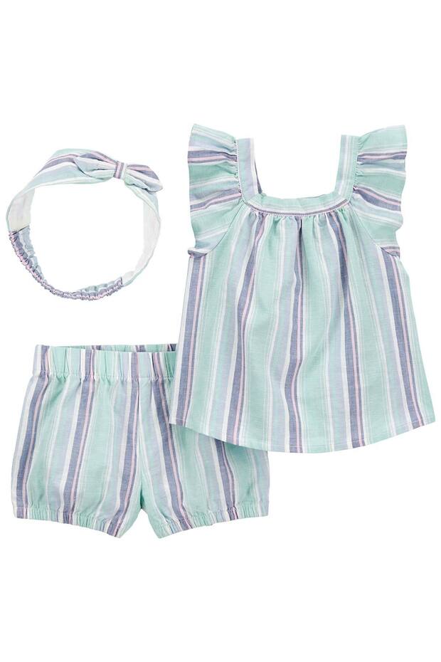 Kız Bebek 3Lü Set - 1