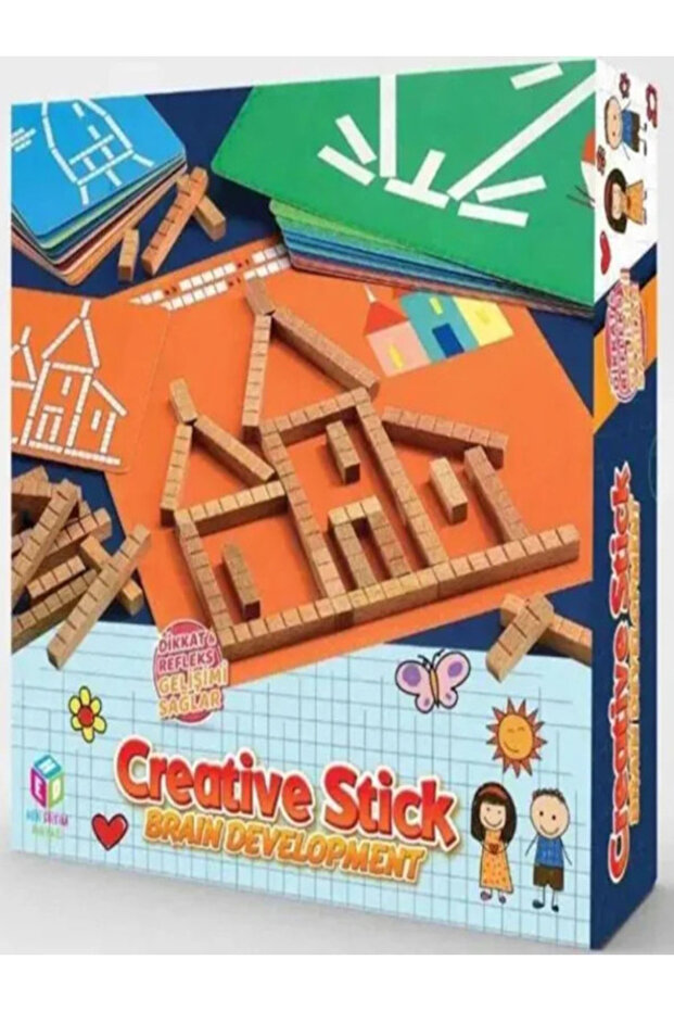Benimer Creatıve Sticke - Attention Game - Brain Teaser - Kids Game