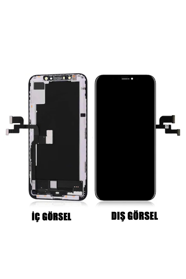 Teknonet Iphone Xs Uyumlu Gx Oled Lcd Dokunmatik Çıtalı - Siyah - 1