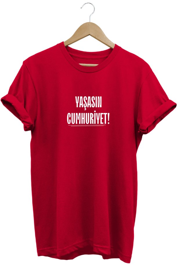 Longslive Republic October 29 Printed 100% Cotton Premium Red T-Shirt