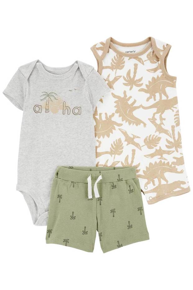 Erkek Bebek 3Lü Set - 1