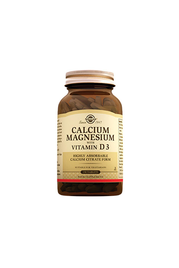 Calcium Magnesium Vitamin D3 150 Tablets
