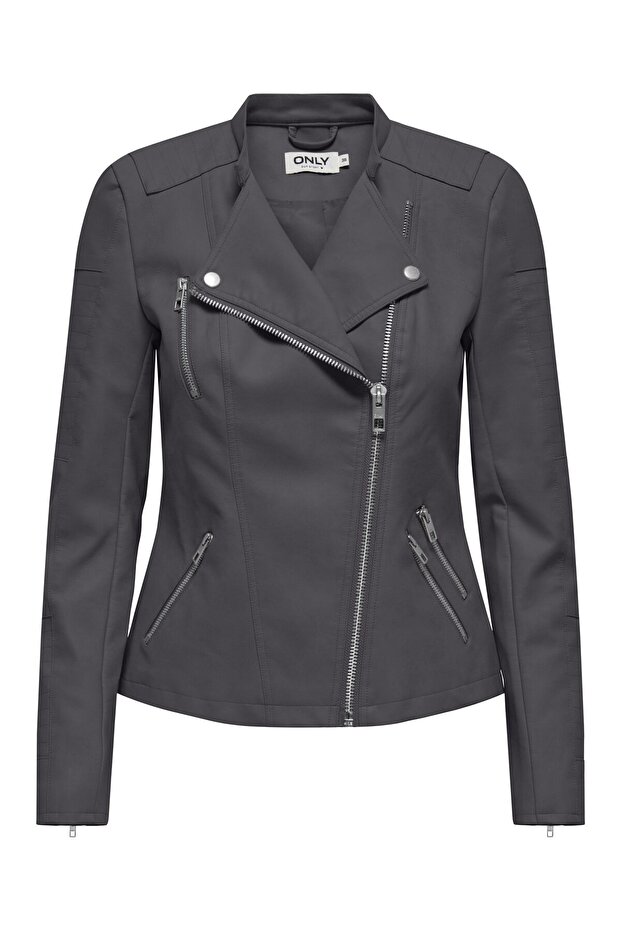 Bikerjacke في Lederoptik ONLAVA Bikerjacke في Lederoptik