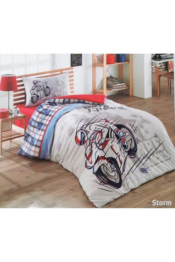 Nevresim Takımı Storm Tek Kişilik Genç Desen - 1