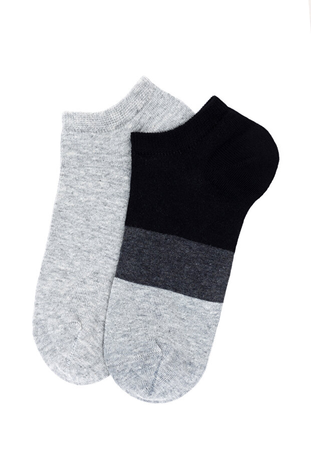 Women's 2-Piece Booties Socks 50281718-Vr081