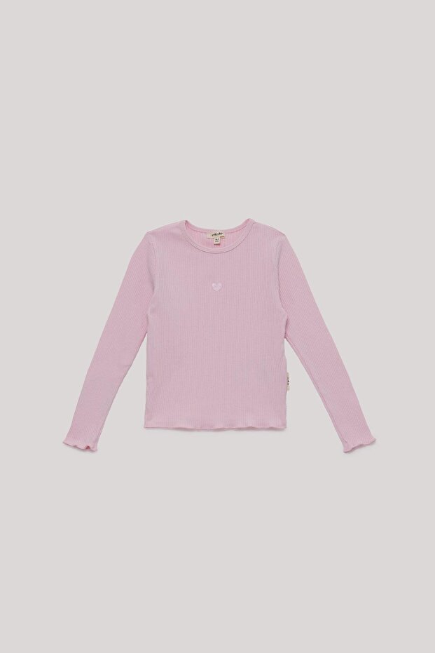 تي شيرت وردي للفتيات من BG Store