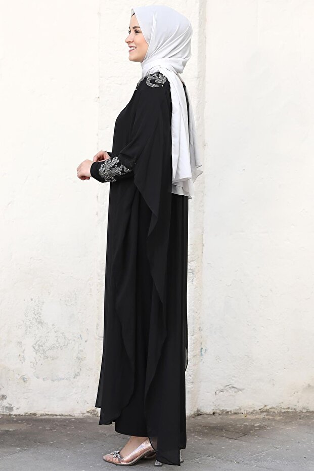 Beste Abiye Elbise Siyah - 4