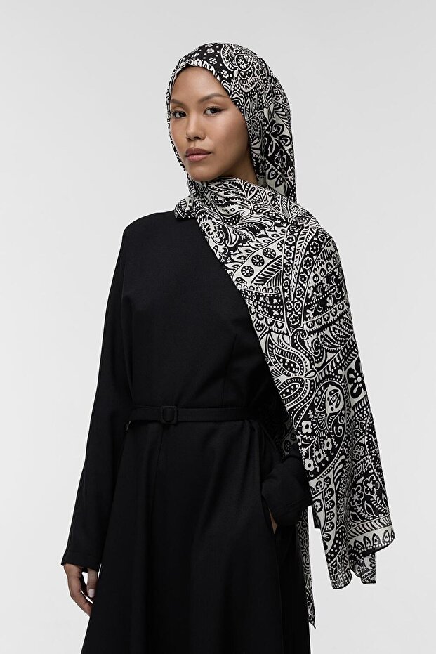 شال فاخر منقوش من ريشا - 1