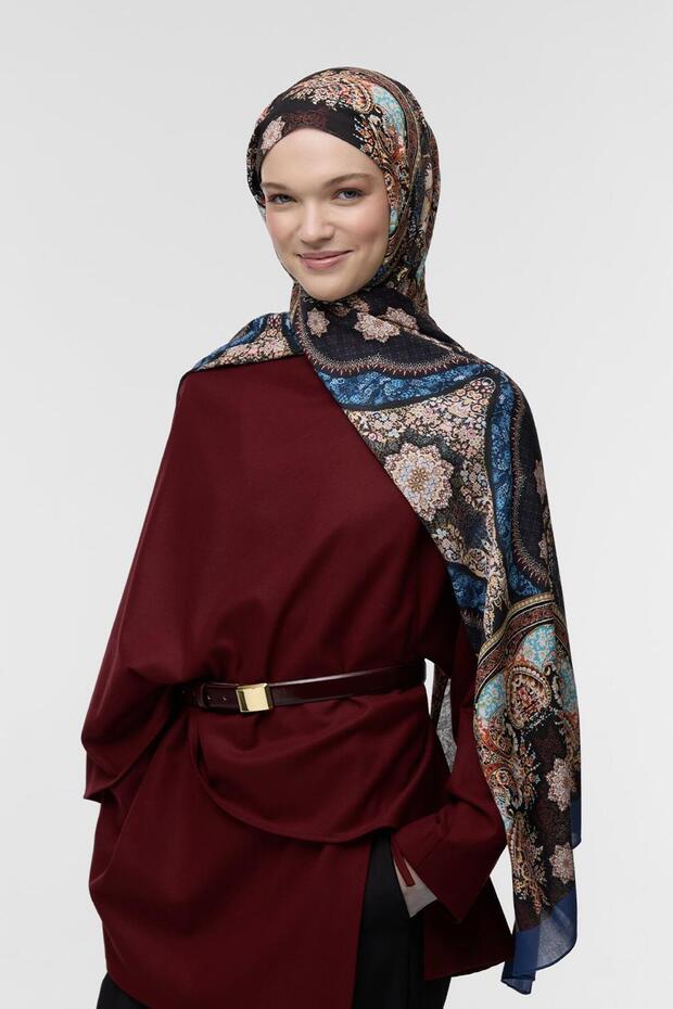 شال فاخر بنمط لاتا - 4