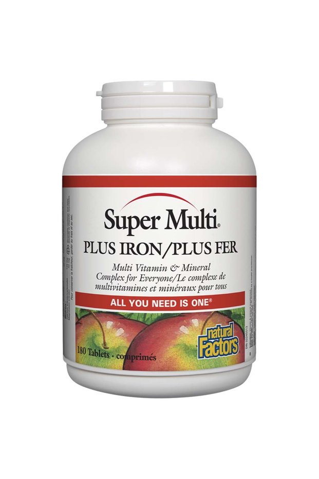 Super Multi Plus Iron, 180 Tablets
