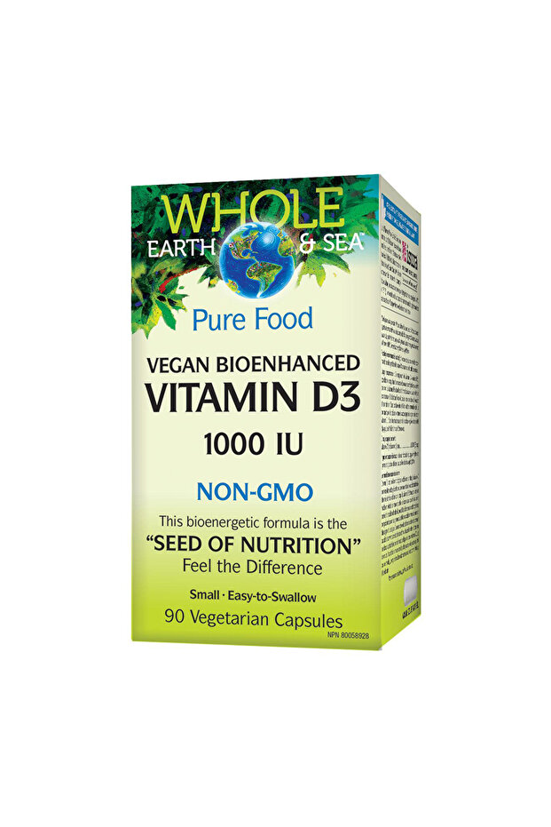 Vegan Vitamin D3, 90 Veggie Capsules, 1000 IU