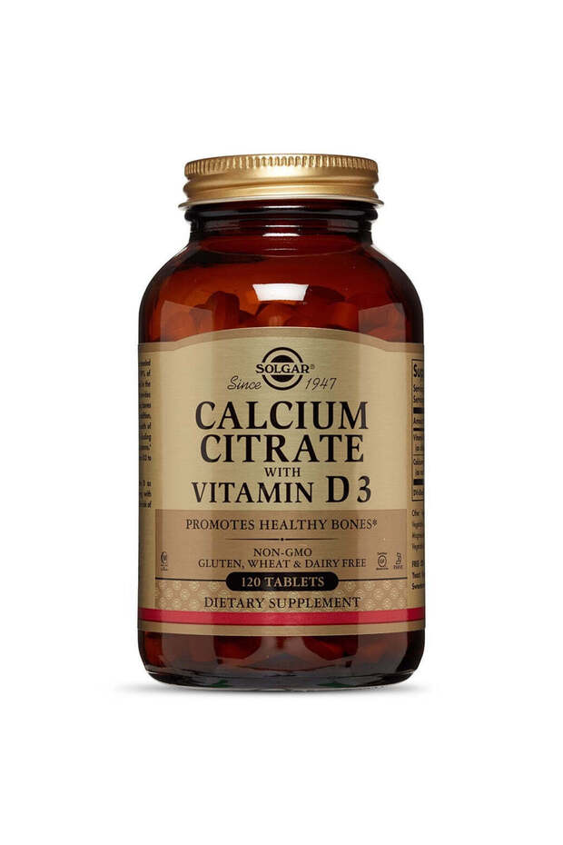 Calcium Citrate With Vitamin D3, 120 Tablets