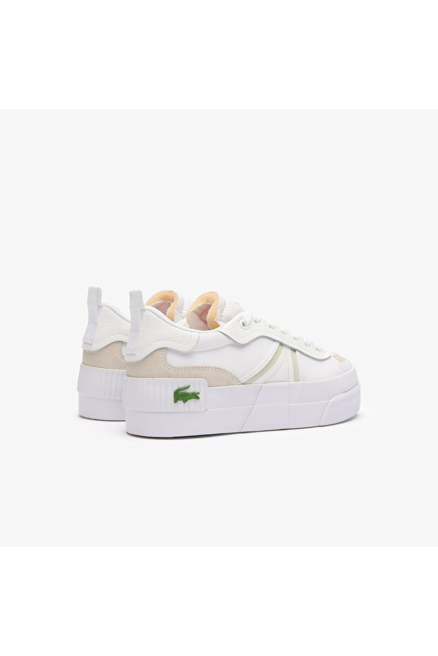 L004 Platform Kadın Beyaz Sneaker - 3