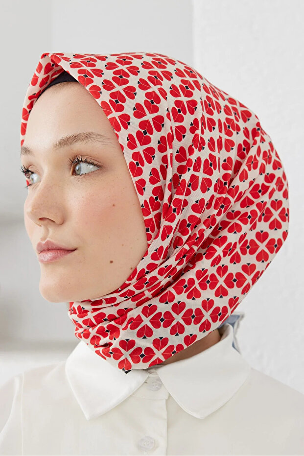 Proline Clover Patterned Scarf - 2