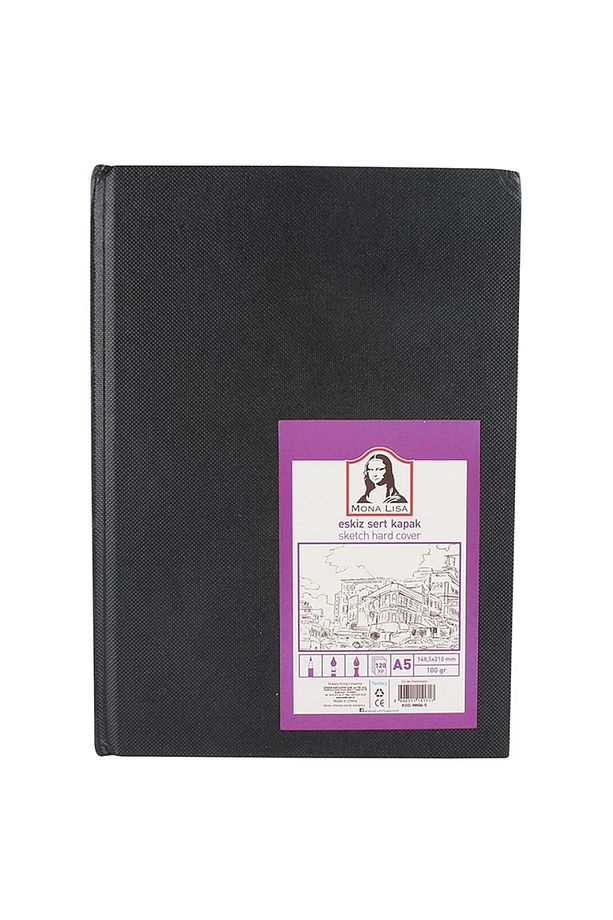 Mn06-5 Eskiz Sert Kapak Defter A5 100 gr 120yp - 1