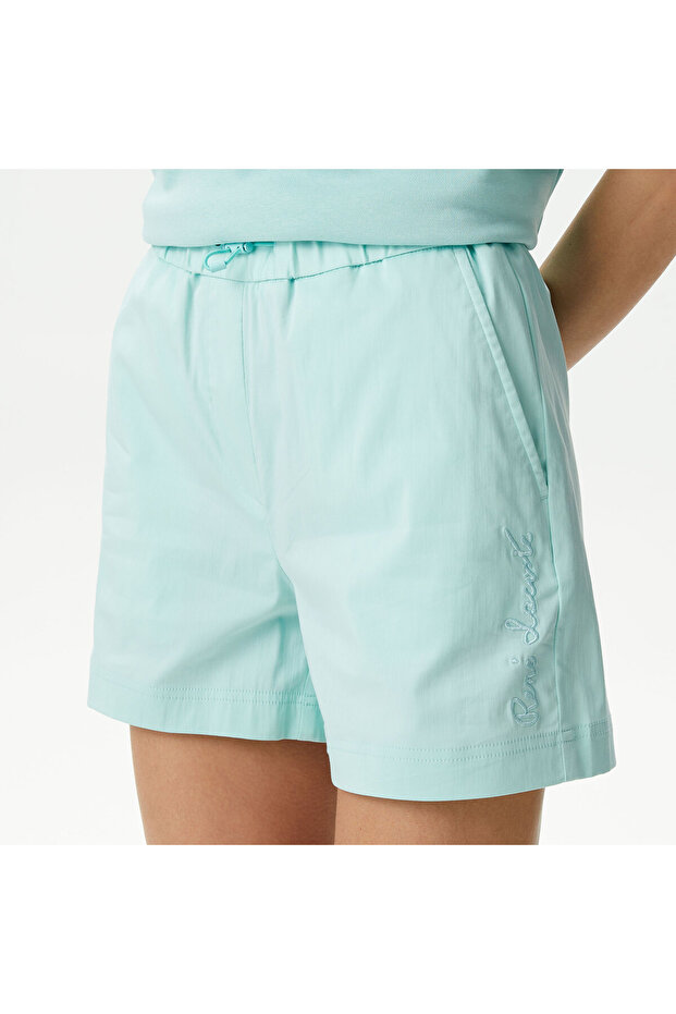 Kadın Regular Fit Yeşil Şort - 5