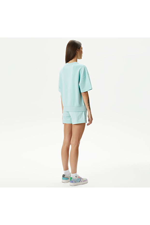 Kadın Regular Fit Yeşil Şort - 2