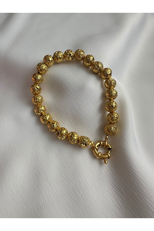 Hematit Gold Bileklik - 1