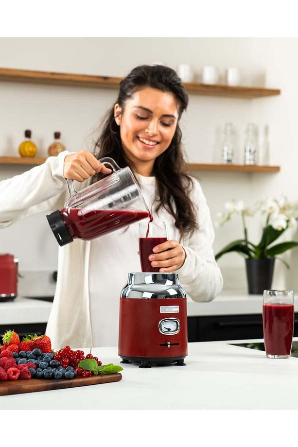Blender - Table Blender Retro Kırmızı Wkbe221 - 8